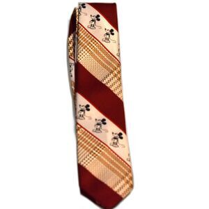 Rare Vintage 1970's Mickey Mouse By Cervantes Novelty Tie